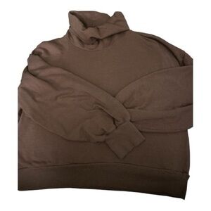 Cozy Rose Turtleneck Sweatshirt